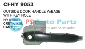 "OUTSIDE DOOR HANDLE WITH BASE WITH KEY HOLE HYUNDAI CRETA , ix25, CANTUS"
