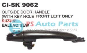 OUTER HANDLE BALENO W/KEY HOLE FRONT LEFT ONLY