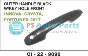 OUTER HANDLE INNOVA CRYSTA BLACK FRONT RIGHT