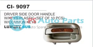 DRIVER SIDE DOOR HNDLW/KEYS PLASTIC(SET OF 10 PCS) W/COMMON KEYS LUXURY BUS
