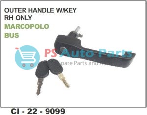 OUTER HANDLE W/KEY MARC OPOLO/UNO RIGHT