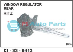 9413.jpg "WINDOW REGULATOR ASSY SWIFT, WAGON-R TYPE-4 RITZ, BLUE EYE REAR"