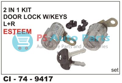 2 IN 1 FAMILY KIT DOOR LOCK W/KEY ESTEEM
