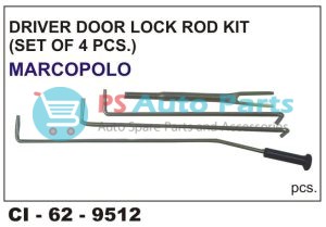 DRIVER DOOR LOCK ROD KIT MARCOPOLO