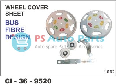 "WHEEL COVER FIBRE BUS,TRUCK"
