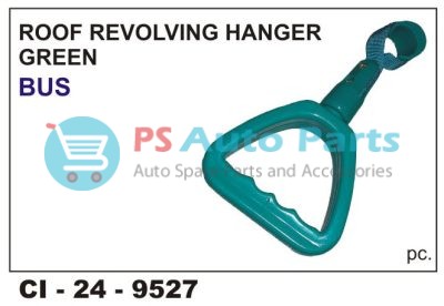 ROOF HANGER REVOLVING BUS GREEN