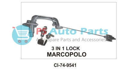 3 IN 1 J.K DOOR LATCH MARCOPOLO