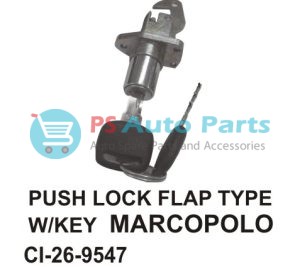 PUSH LOCK FLAP TYPE W/KEY MARCOPOLO