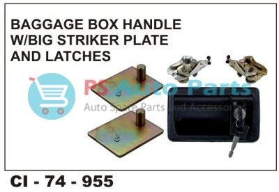 BAGGAGE HANDLE W/BIG STRIKER W/LATCHES