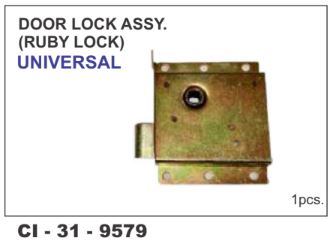 DOOR LOCK ASSY UNIVERSAL (RUBY LOCK)