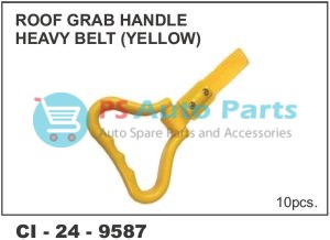 ROOF GRAB HANDLE BUS UNIVERSAL (HEAVY BELT) YELLO