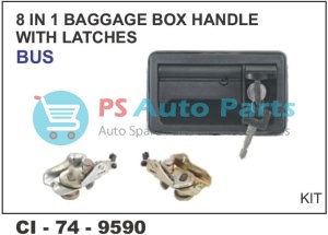 8 IN 1 BAGGAGE BOX HANDLE W/TWO LATCHES ONLY BUS