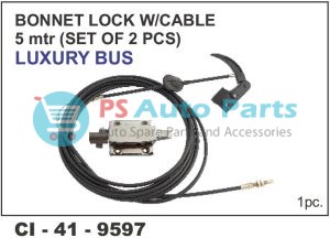 BONNET LOCK W/CABLE MTR LUXURY BUS