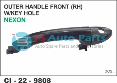 OUTER HANDLE NEXON W/KEY HOLE FRONT RIGHT SUITABLE FOR ZEST