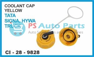 COOLANT CAP YELLOW TATA SIGNA/HYWA TRUCK