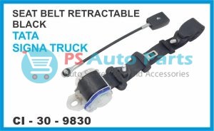 SEAT BELT RETRACTABLE BLACK TATA SIGNA TRUCK