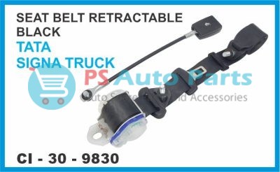 SEAT BELT RETRACTABLE BLACK TATA SIGNA TRUCK