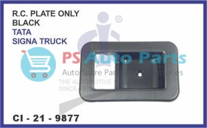 RC PLATE ONLY (BLACK) TATA SIGNA TRUCK