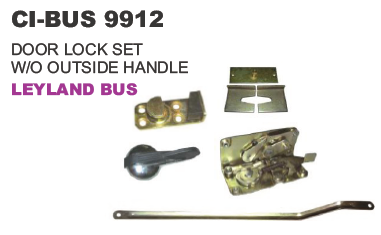 DOOR LOCK SET W/O HANDLE LEYLAND BUS