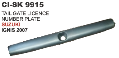 TAIL GATE LICENSE NUMBER PLATE SUZUKI IGNIS