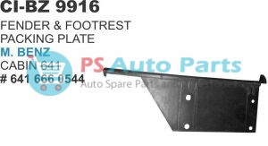 FENDER & FOOTREST PACKING PLATE M BENZ TRUCK