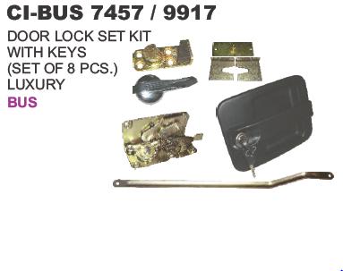 DOOR LOCK SET KIT WITH KEYS (SET OF 8 PCS) LUXURY BUS