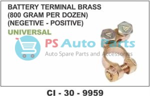 BATTERY TERMINAL BRASS (800GRAM PER DOZEN) NEG-PT BHARAT BENZ ( DISCON )