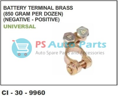BATTARY TERMINAL BRASS (850GRAM PER DOZEN) NEG-PT BHARAT BENZ ( DISCON )