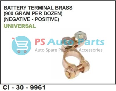 BATTERY TERMINAL BRASS (900GRAM PER DOZEN) NEG-PT BHARAT BENZ